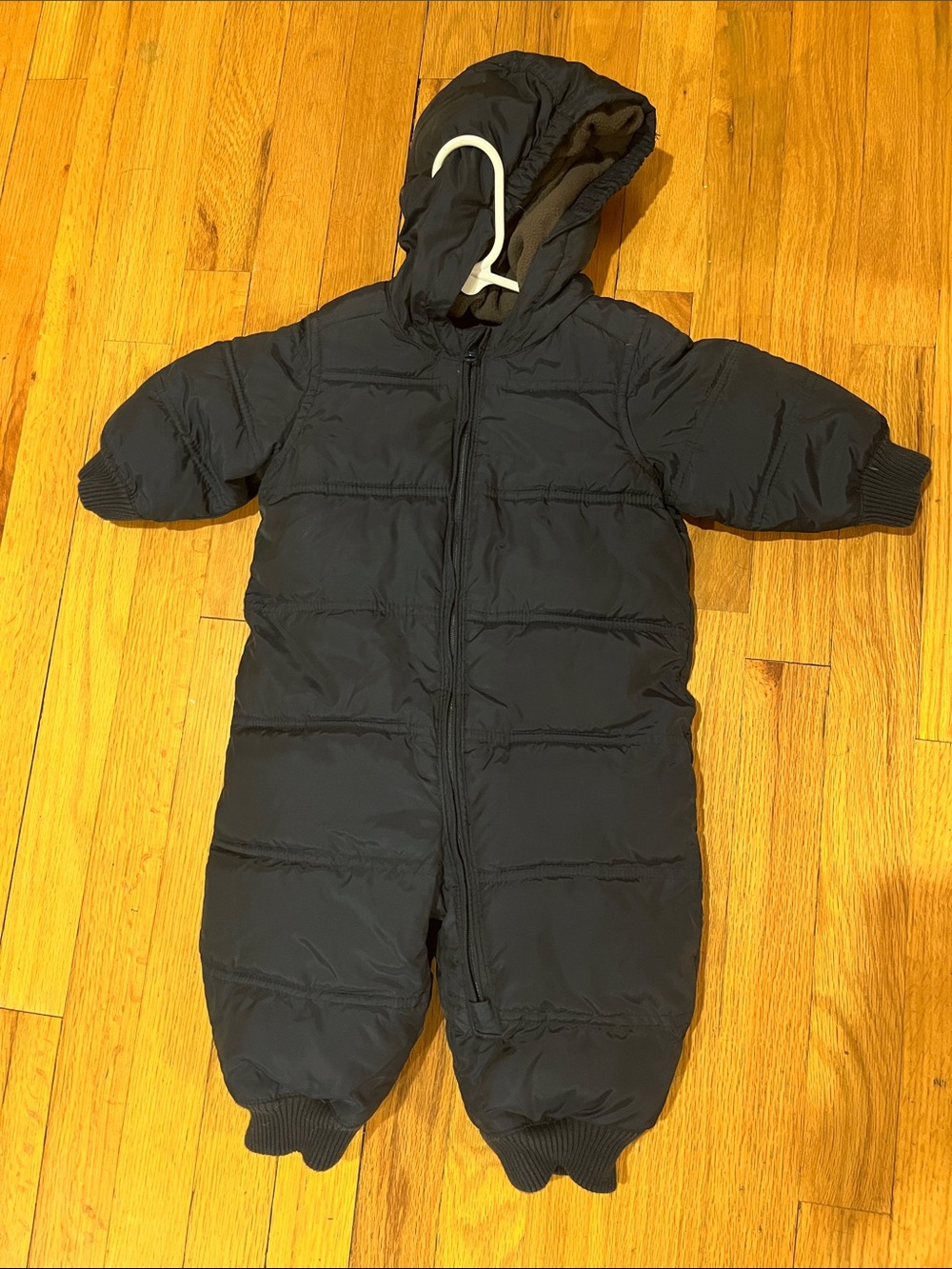 GAP Navy Blue Hooded Puffer One-Piece Winter Coat